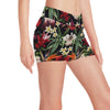 Summer Floral Pattern Print Design SF03 Yoga Shorts