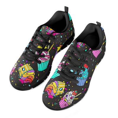 Colorful Cupcake Pattern Women Sneakers Shoes