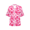 Tie Dye Pink Print Design LKS304 Women's Hawaiian Shirt
