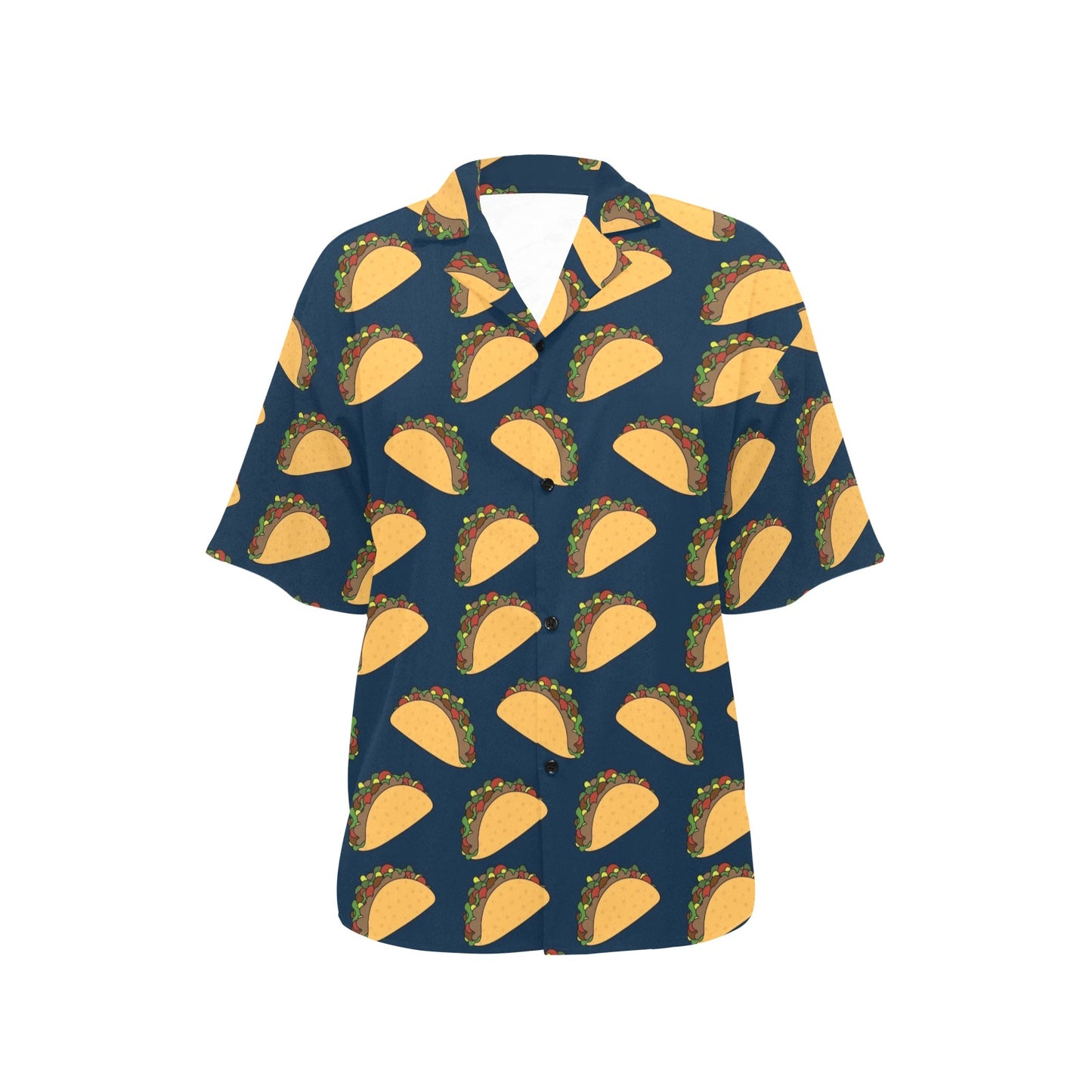 Taco Pattern Print Design TC04 Women's Hawaiian Shirt