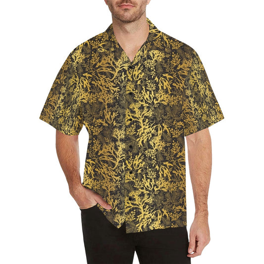 Seaweed Print Design LKS303 Men's Hawaiian Shirt
