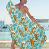 Tiger Print Design LKS304 Beach Towel 32" x 71"