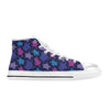 Sea Turtle Print Design LKS309 High Top Women's White Shoes