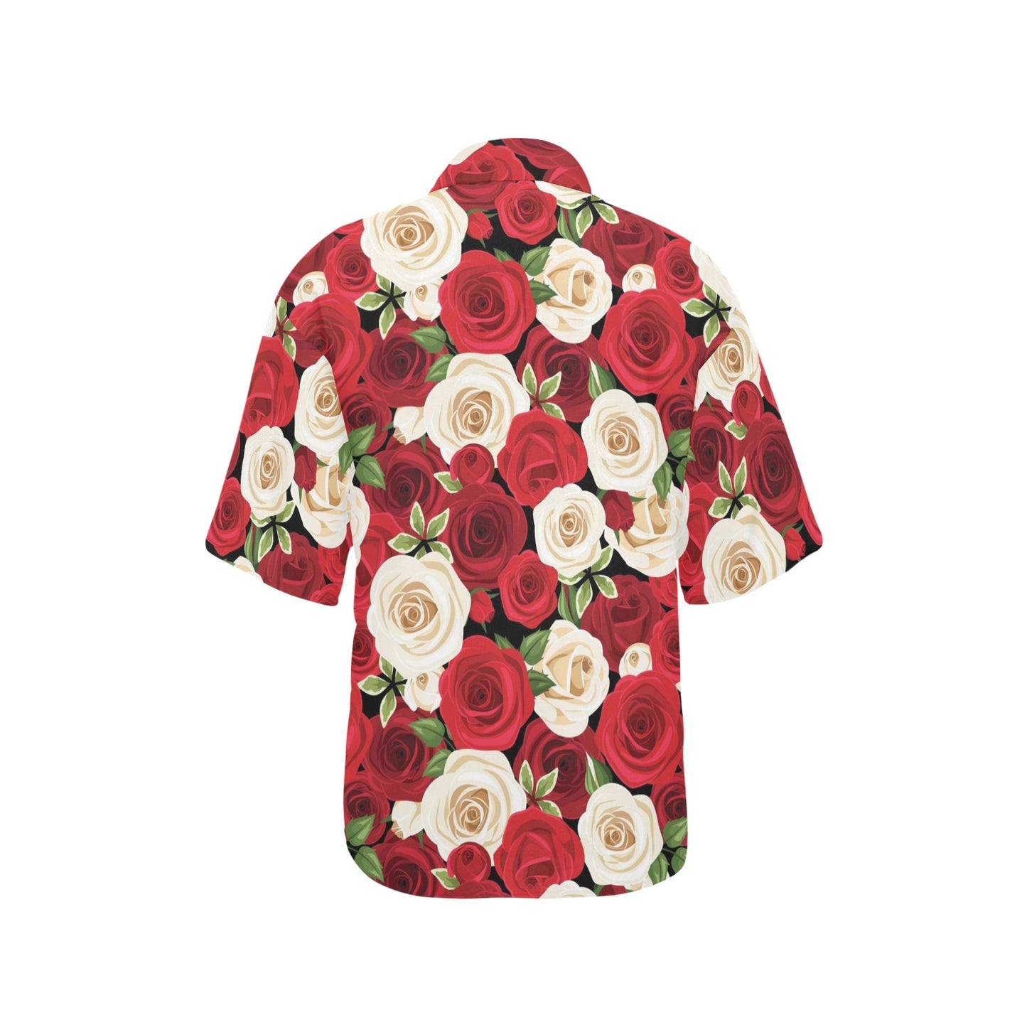 Rose Pattern Print Design RO06 Women's Hawaiian Shirt