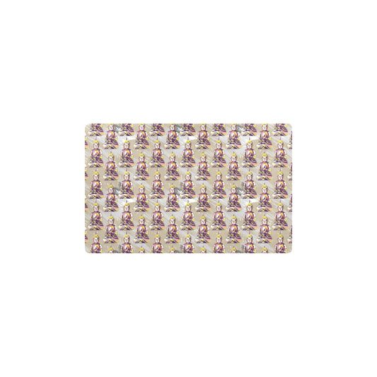Buddha Pattern Print Design 07 Kitchen Mat
