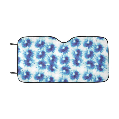 Tie Dye Blue Print Design LKS305 Car front Windshield Sun Shade