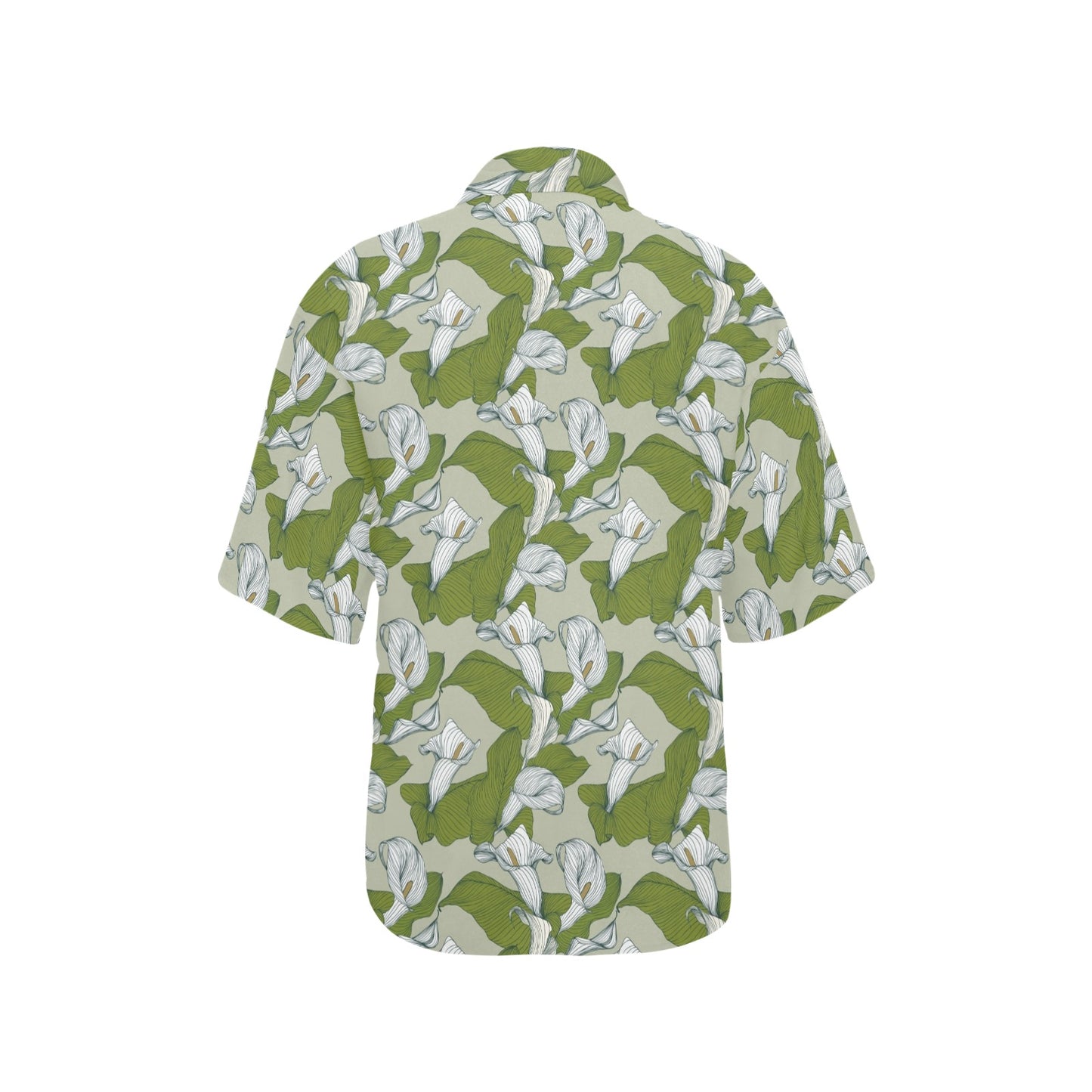 Lily Pattern Print Design LY08 Women's Hawaiian Shirt