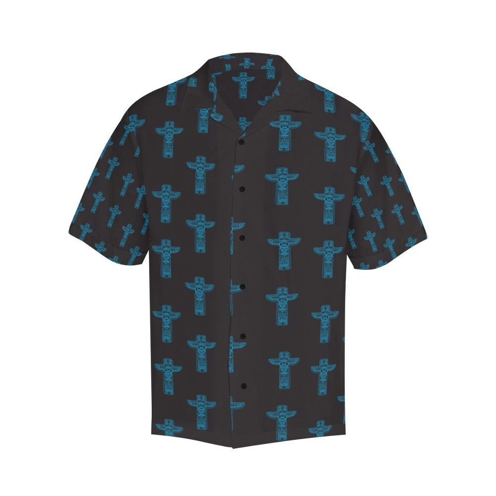 Totem Print Design LKS304 Men's Hawaiian Shirt