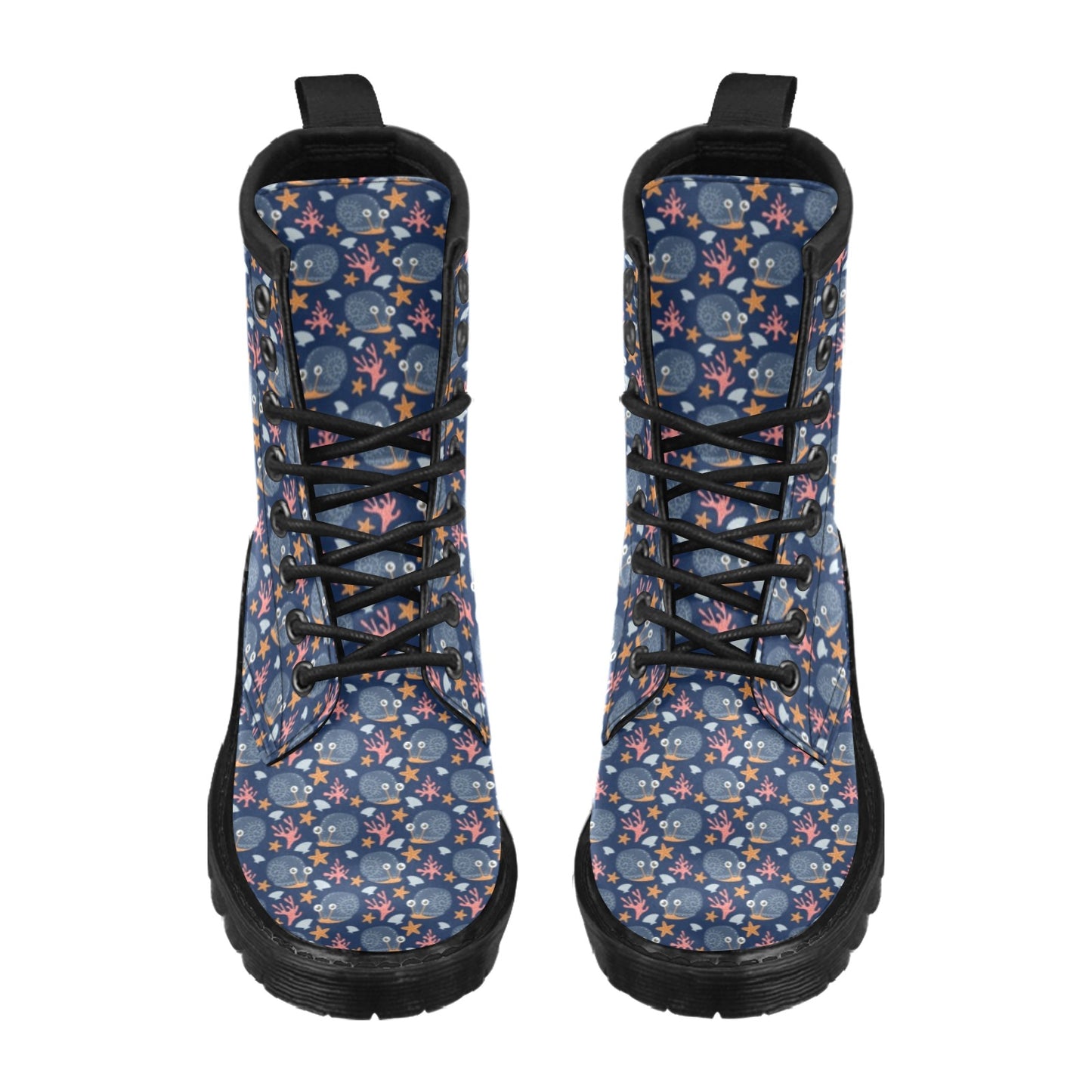 Snail Print Design LKS402 Women's Boots