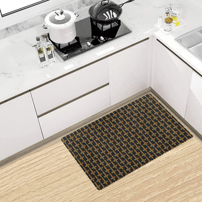 Cross Pattern Print Design 02 Kitchen Mat