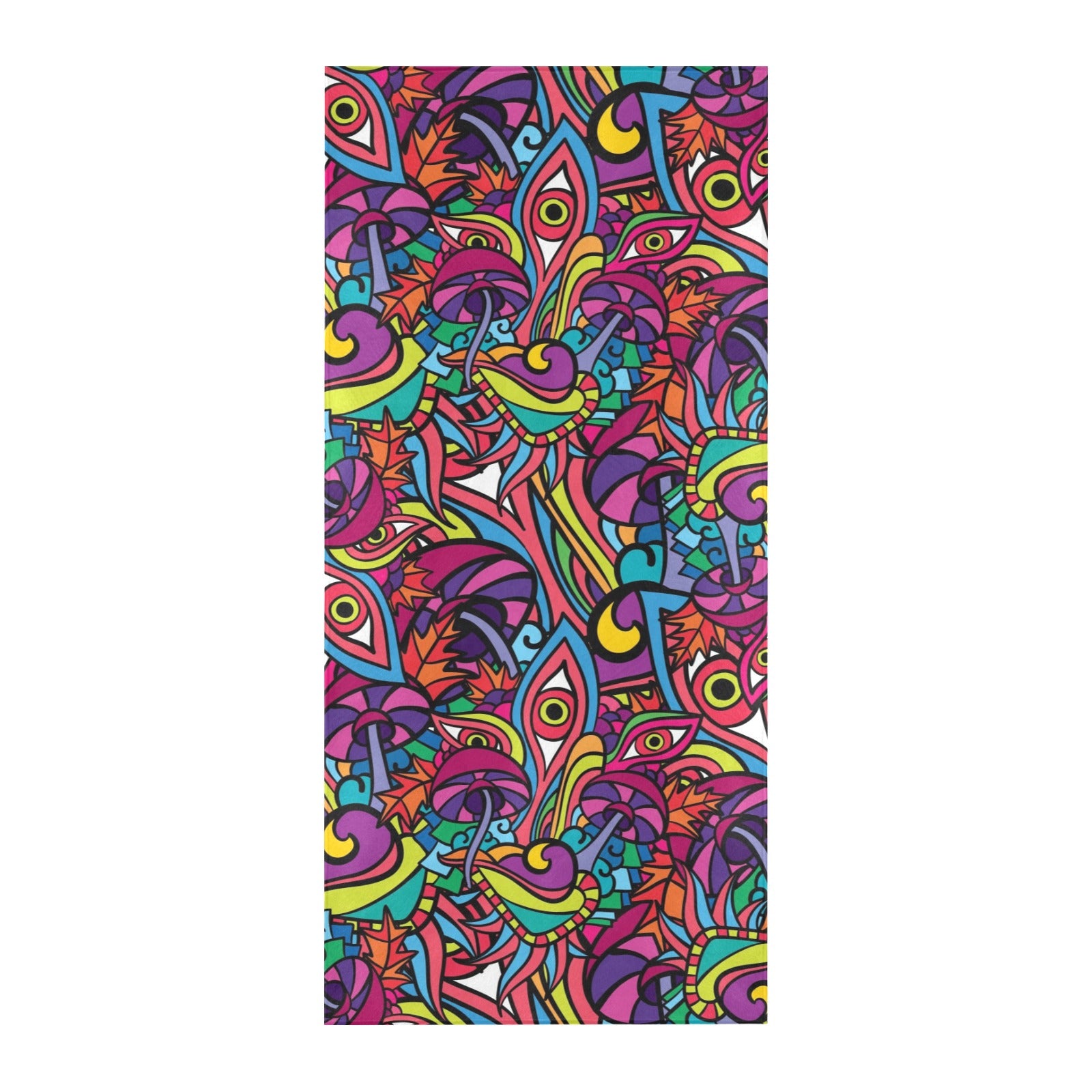 Trippy Print Design LKS302 Beach Towel 32" x 71"