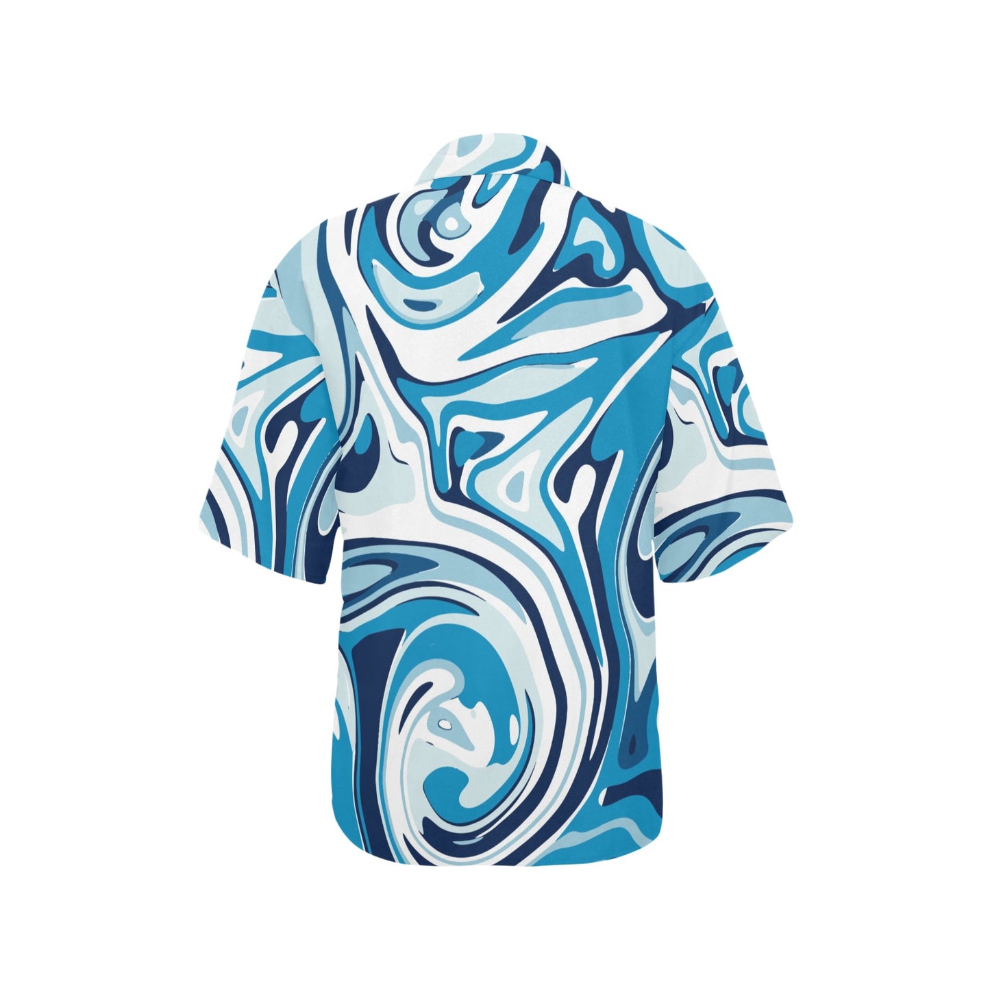 Liquid Pattern Print Design 05 Women's Hawaiian Shirt
