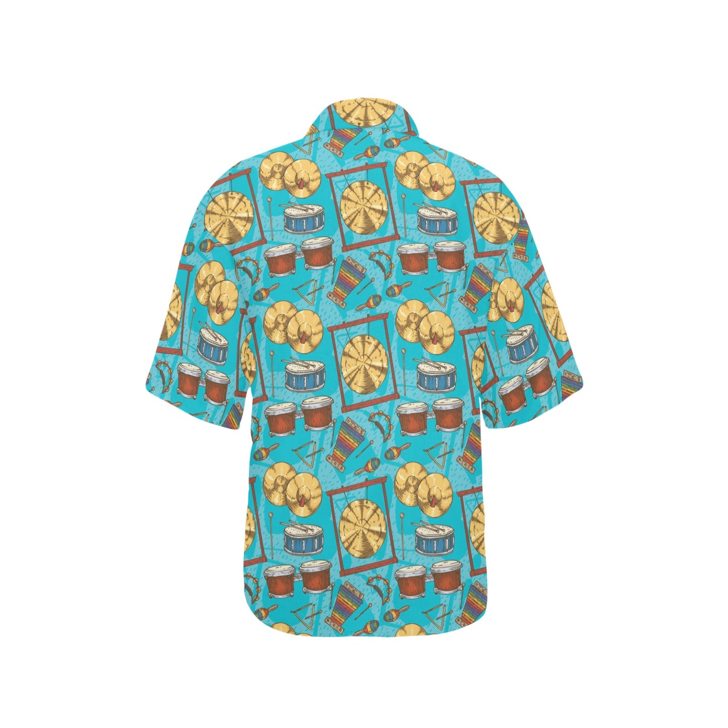 Percussion Pattern Print Design 03 Women's Hawaiian Shirt