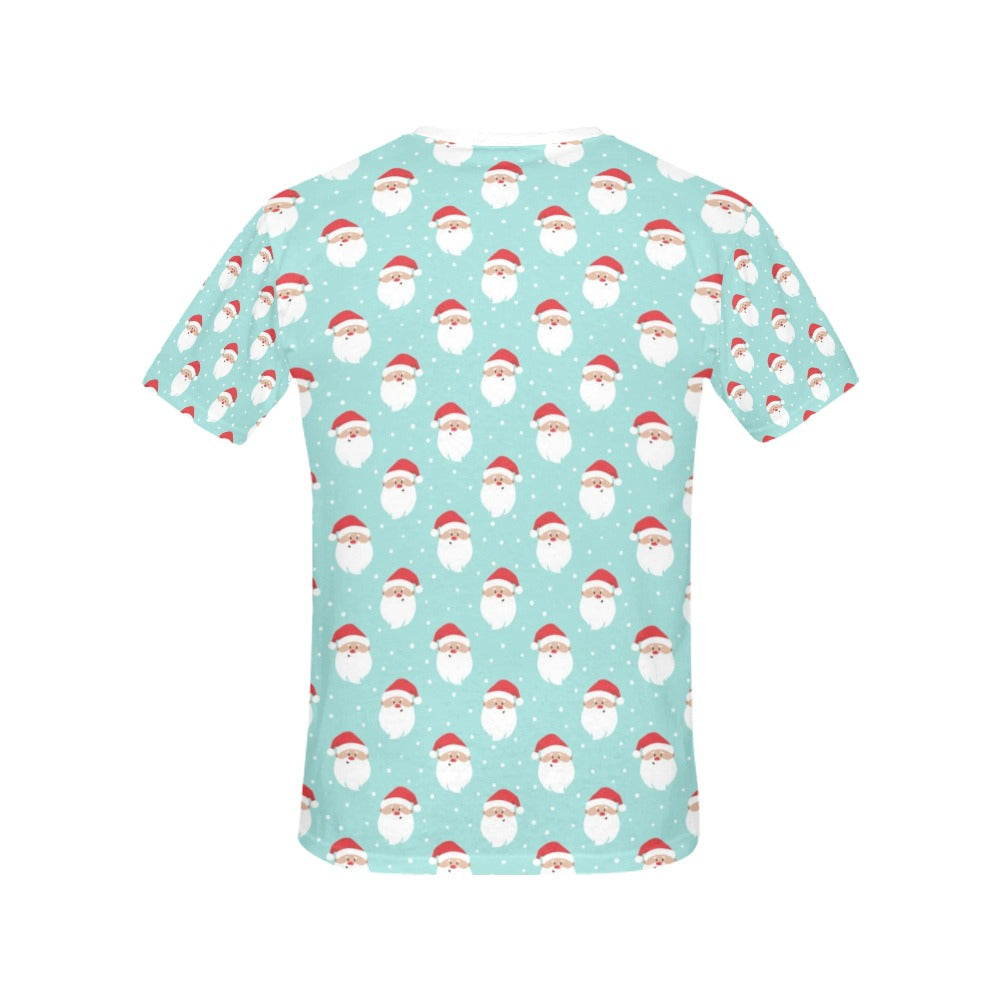 Santa Print Design LKS308 Women's  T-shirt