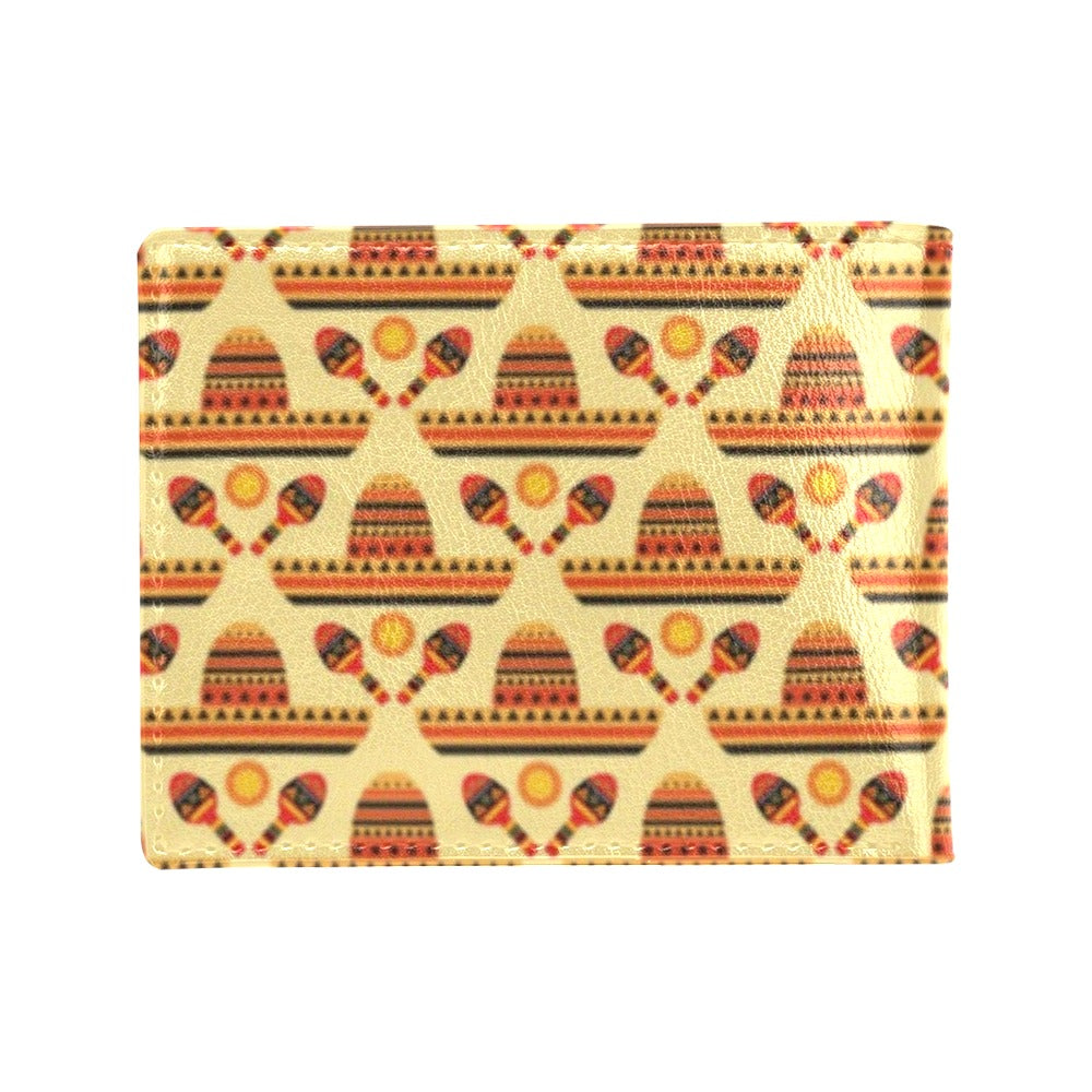 Maracas Print Design LKS403 Men's ID Card Wallet