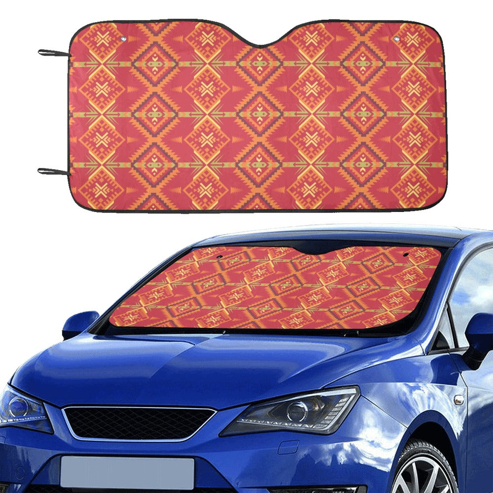 Southwest Pattern Print Design LKS305 Car front Windshield Sun Shade