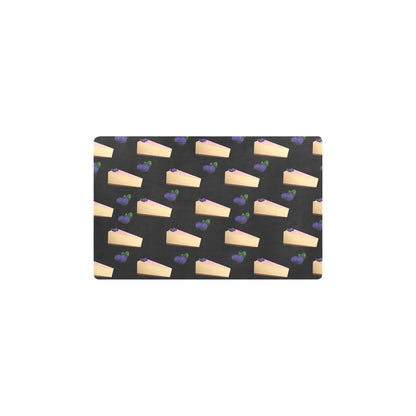 Cheesecake blueberry Pattern Print Design CK01 Kitchen Mat
