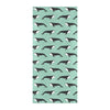 Whale Print Design LKS307 Beach Towel 32" x 71"