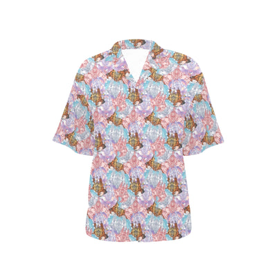 Christian Pattern Print Design 03 Women's Hawaiian Shirt