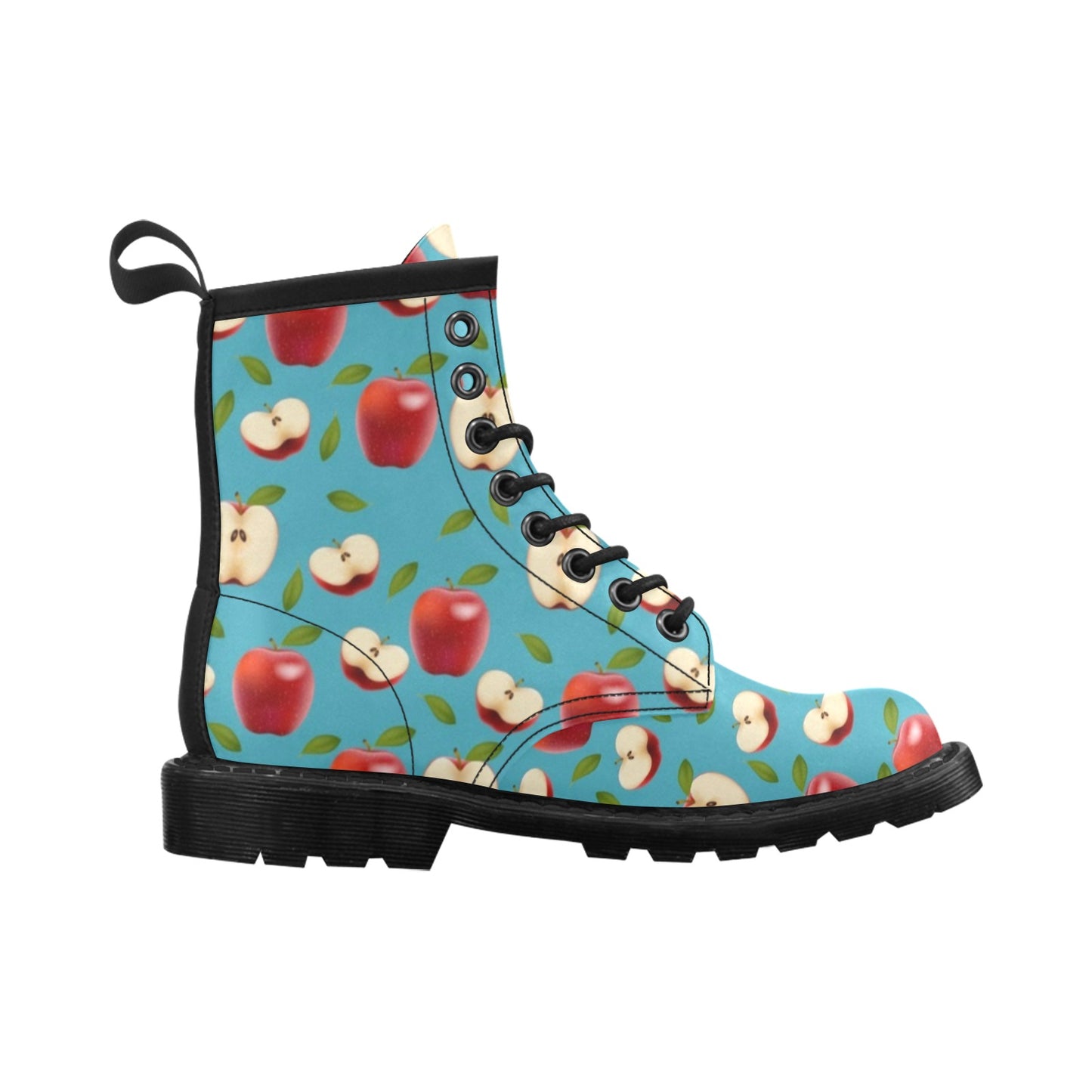 Apple Pattern Print Design AP012 Women's Boots