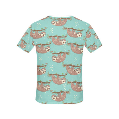 Sloth Print Design LKS302 Women's  T-shirt