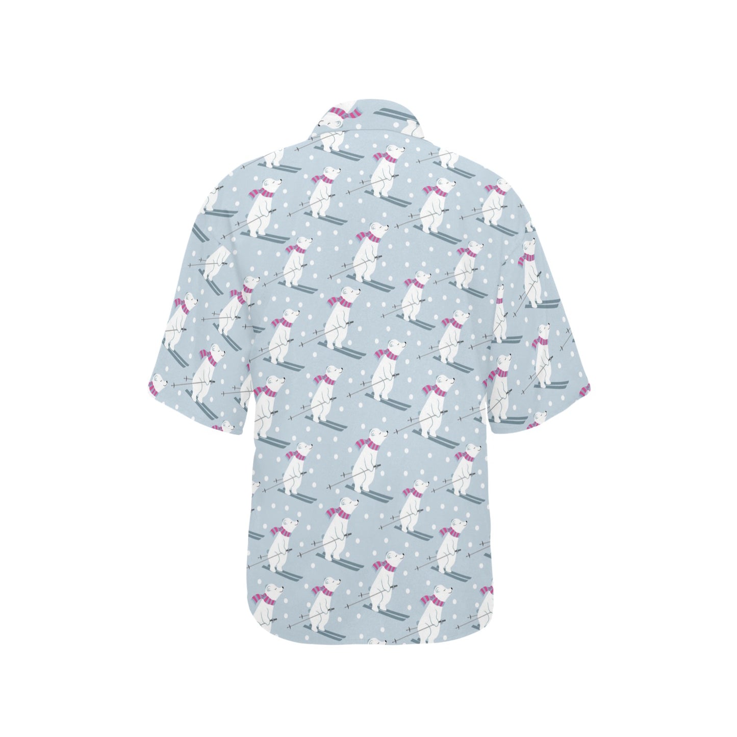 Ski Print Design LKS307 Women's Hawaiian Shirt