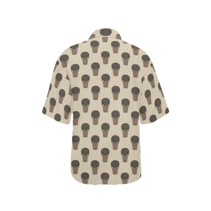 Platypus Pattern Print Design A03 Women's Hawaiian Shirt