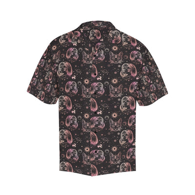 Third Eye Girl Cat Print Design LKS305 Men's Hawaiian Shirt