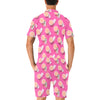 Beach Top View Umbrella Theme Men's Romper