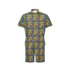 Sea Turtle Pattern Print Design T03 Men's Romper