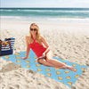 Taco Print Design LKS301 Beach Towel 32" x 71"