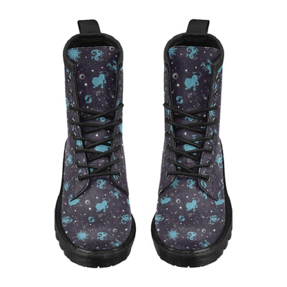 Zodiac Print Design LKS303 Women's Boots