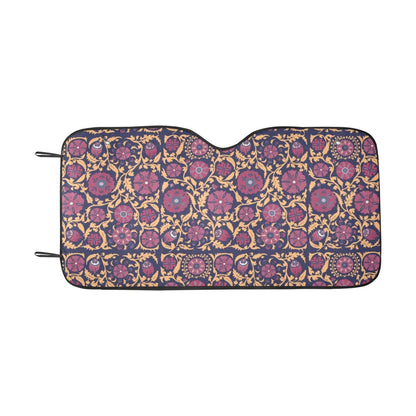 Suzani Print Design LKS303 Car front Windshield Sun Shade