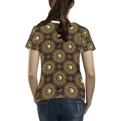 Ancient Greek Print Design LKS3012 Women's  T-shirt