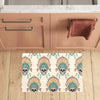 Indian Skull Pattern Kitchen Mat