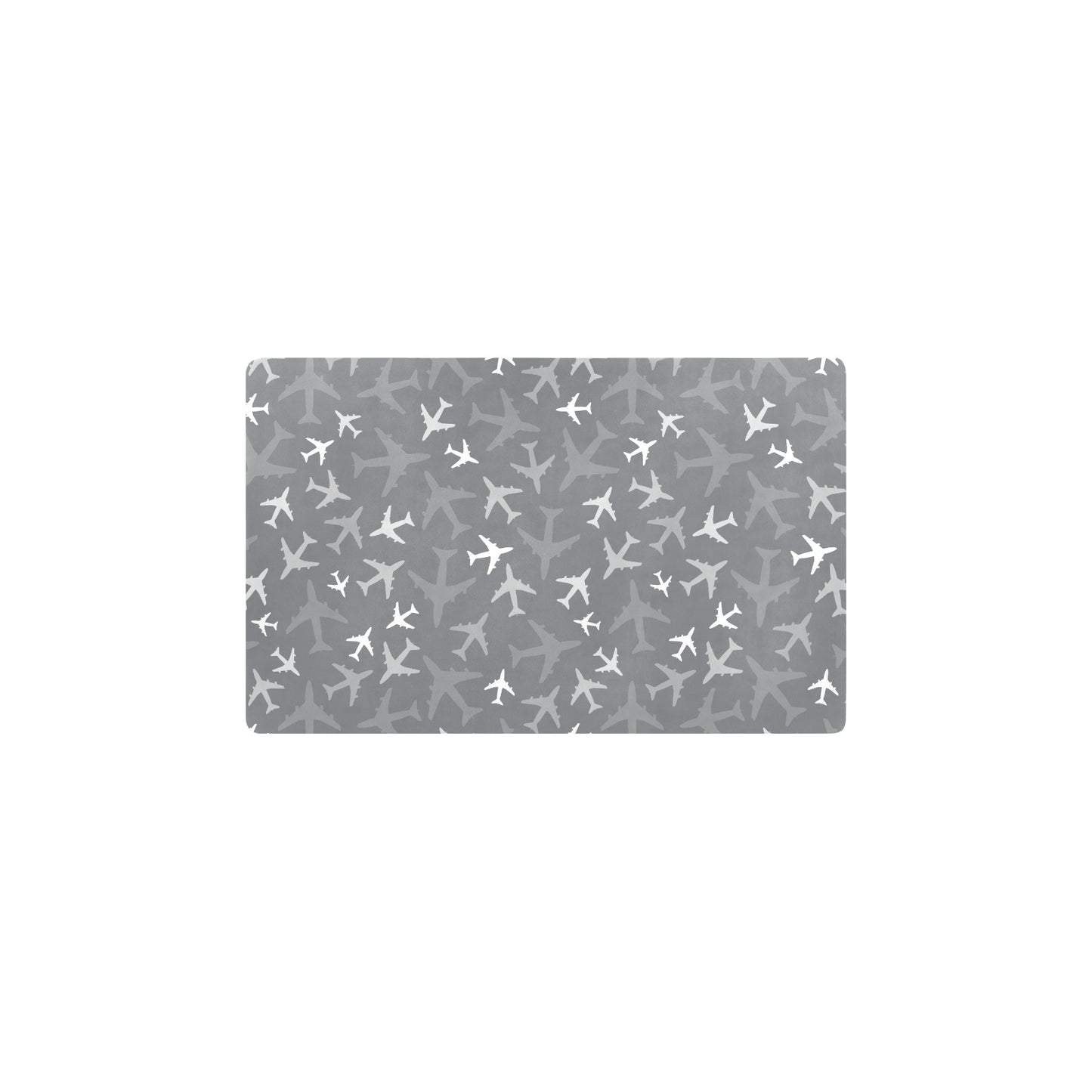 Airplane Pattern Print Design 02 Kitchen Mat