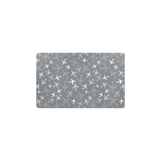Airplane Pattern Print Design 02 Kitchen Mat