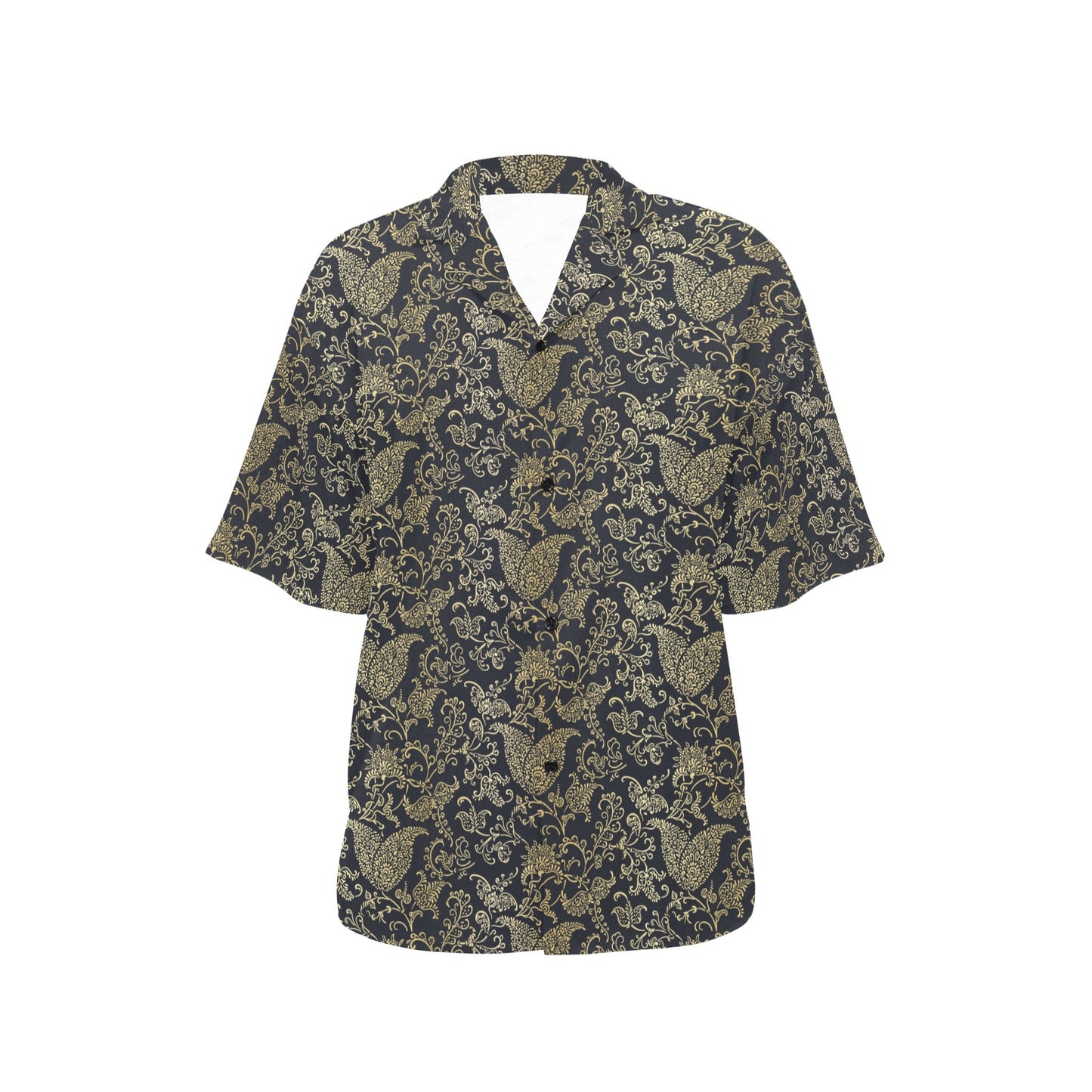 Brocade Pattern Print Design 04 Women's Hawaiian Shirt