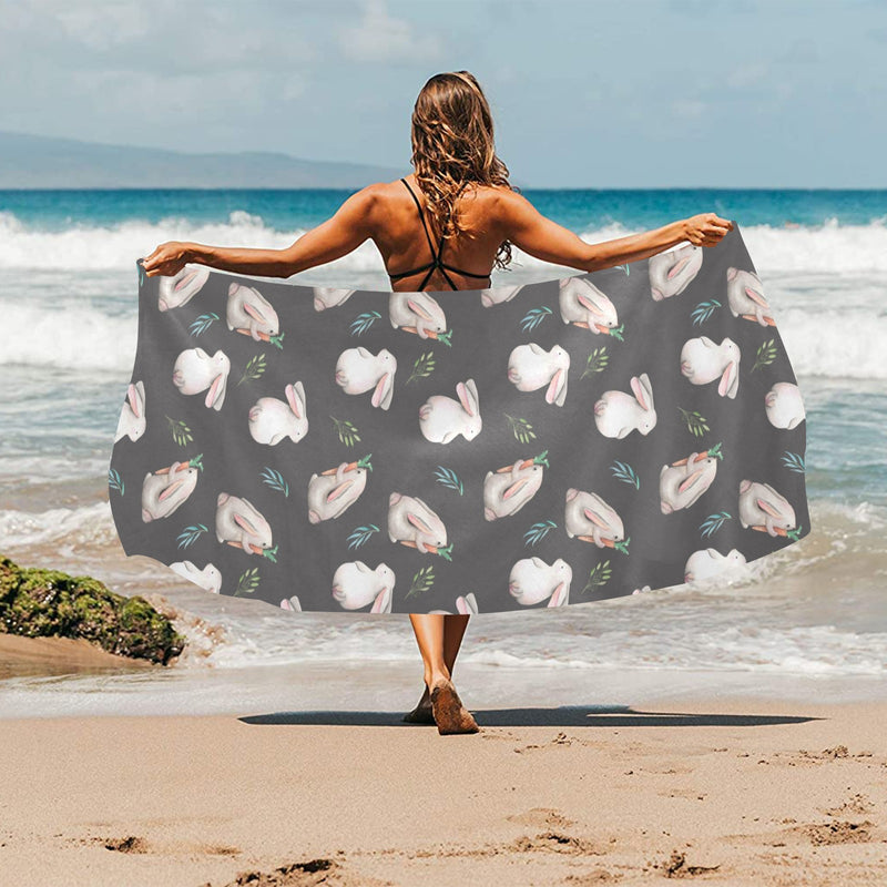 Rabbit Print Design LKS402 Beach Towel 32" x 71"