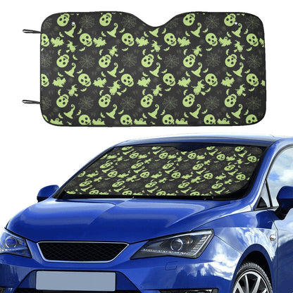 Witch Halloween Print Design LKS306 Car front Windshield Sun Shade