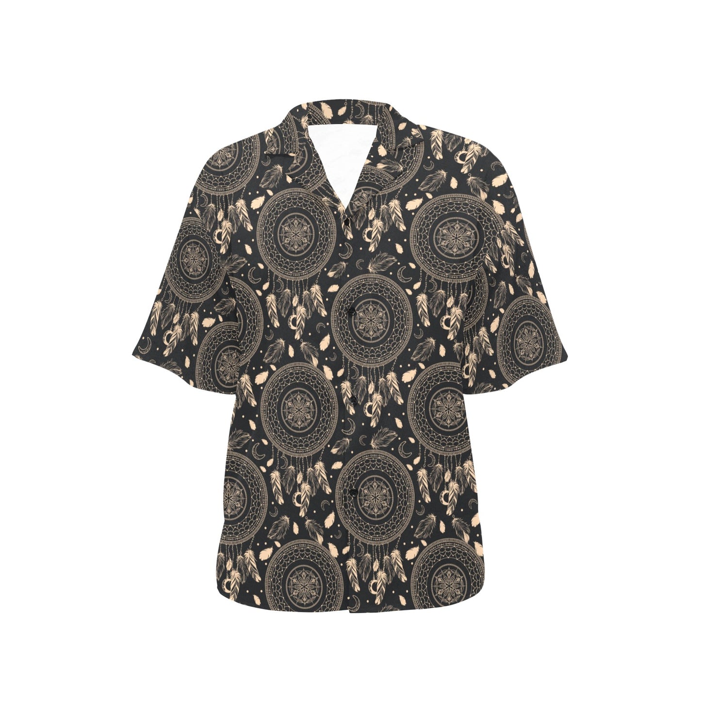 Dream Catcher Mandala Boho Moon Women's Hawaiian Shirt
