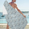 Walrus Print Design LKS402 Beach Towel 32" x 71"