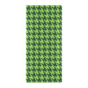 St Patricks Day Houndstooth Pattern Print LKS301 Beach Towel 32" x 71"