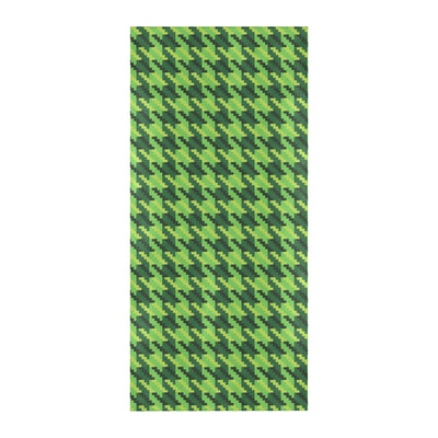 St Patricks Day Houndstooth Pattern Print LKS301 Beach Towel 32" x 71"