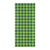 St Patricks Day Houndstooth Pattern Print LKS301 Beach Towel 32" x 71"