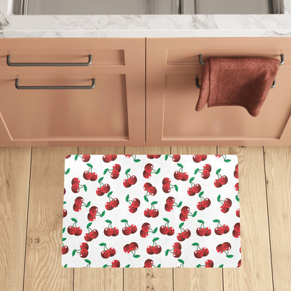 Cherry Pattern Print Design 01 Kitchen Mat