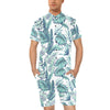 Pattern Tropical Palm Leaves Men's Romper