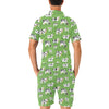 Cow Happy Print Pattern Men's Romper