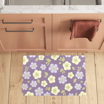 Anemone Pattern Print Design AM013 Kitchen Mat