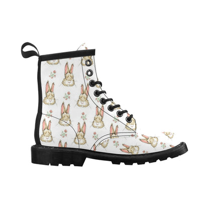 Rabbit Pattern Print Design RB09 Women's Boots